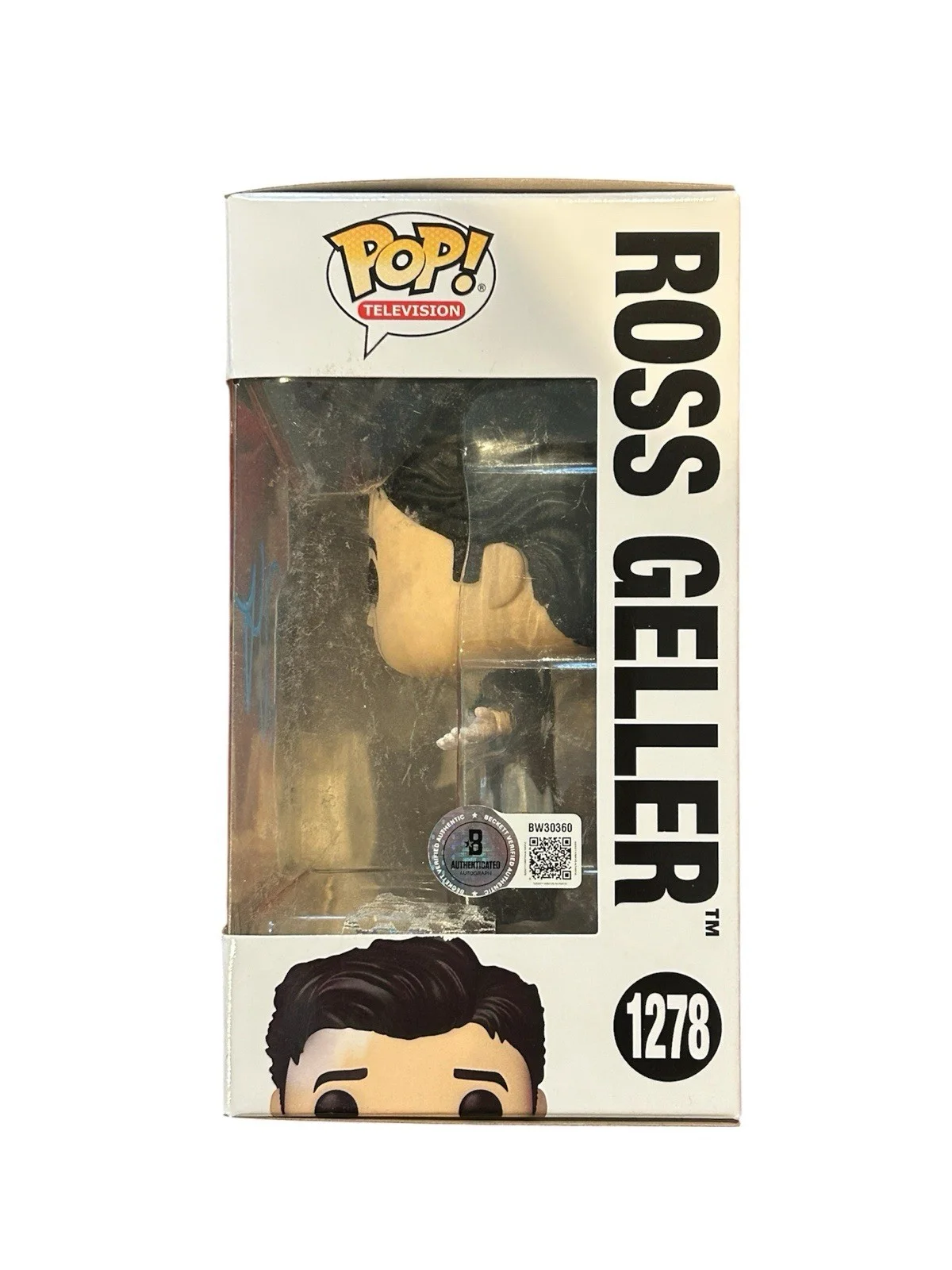 David Schwimmer ‘Friends’ Signed Funko Pop ‘Ross Geller’ Beckett COA Certified, image 3