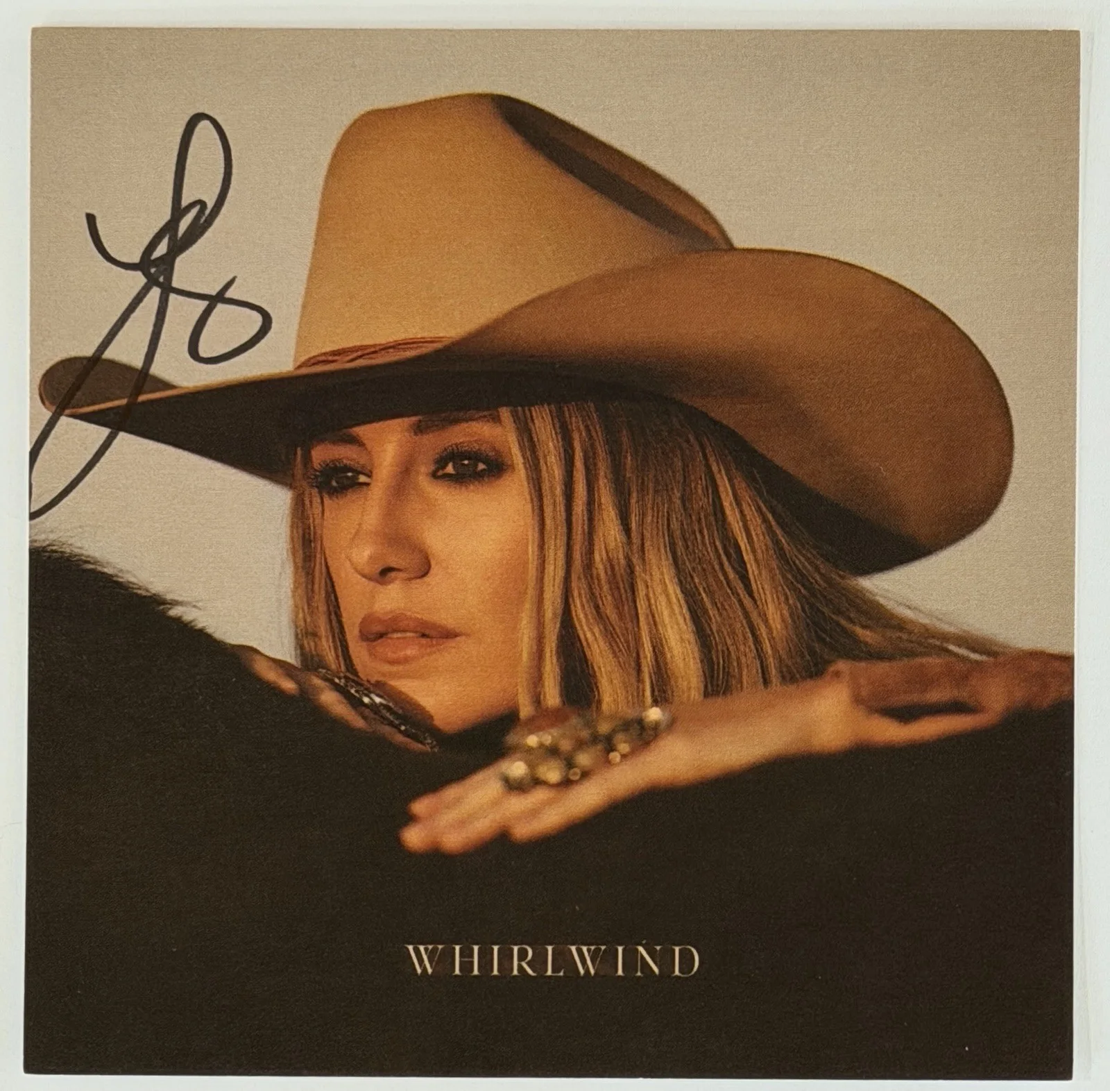 Lainey Wilson SIGNED Photo Art Card & Whirlwind Deluxe CD PSA DNA COA Autograph, изображение 2