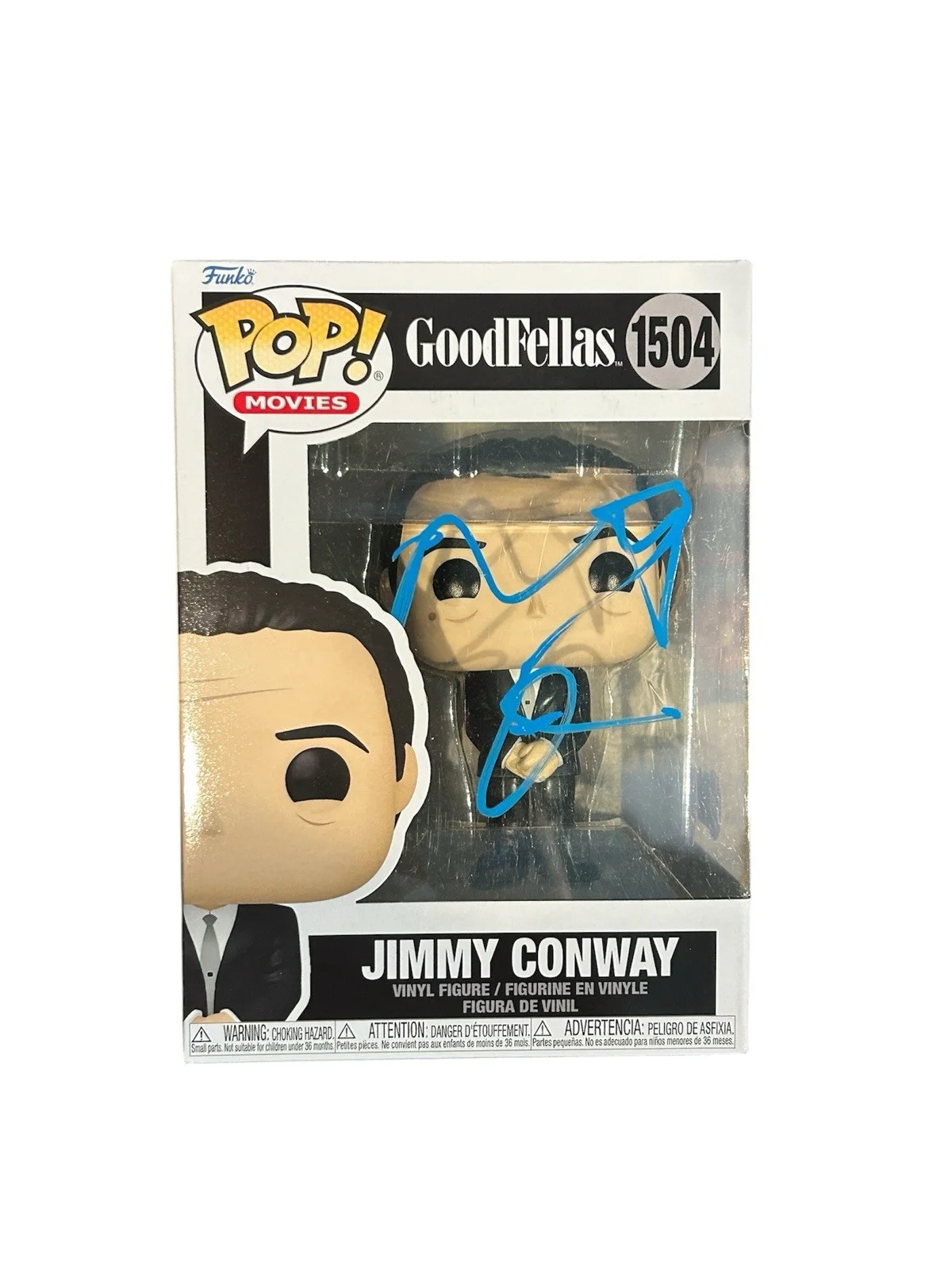 Robert De Niro — Robert De Niro Signed Autographed Funko Pop Jimmy Conway 1504 Beckett COA, изображение 2