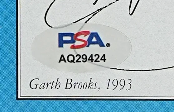 Garth Brooks Performer Signed/Inscribed 11x14 Magazine Photo 1993 PSA/DNA 205150, изображение 3