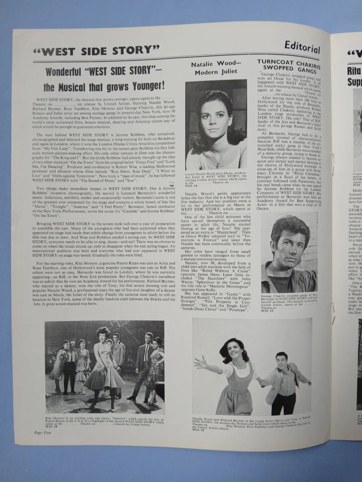 WEST SIDE STORY (1961) rare original UK Exhibitors Campaign Press Book, image 5