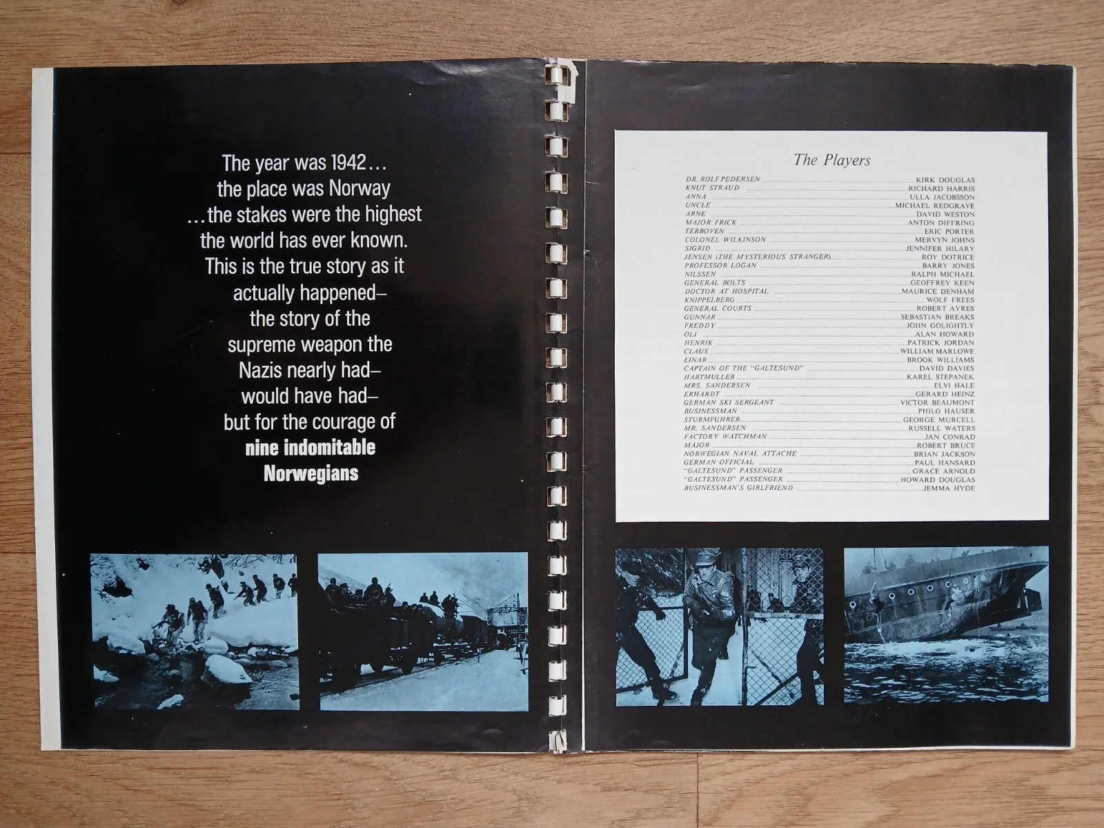 THE HEROES OF TELEMARK (1965) original UK Campaign Press Book - Kirk Douglas, изображение 4