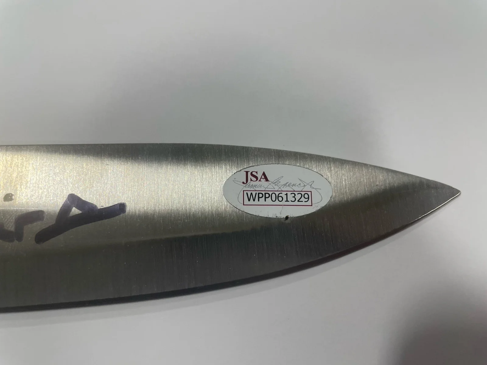 George Wilbur Autographed Kitchen Chef Knife JSA certified Halloween Michael, image 3