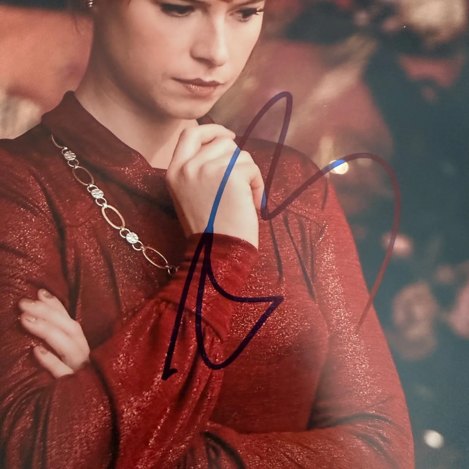 Jessie Buckley hamlet the bride Oscar’s Auto Signed 8x10 Photo ACOA, image 2