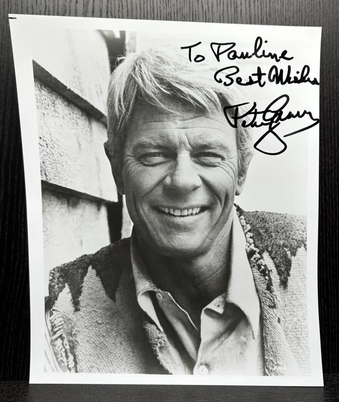 Peter Graves — *** PETER GRAVES HAND SIGNED PHOTO *** JSA COA Autograph * MISSION IMPOSSIBLE, image 2