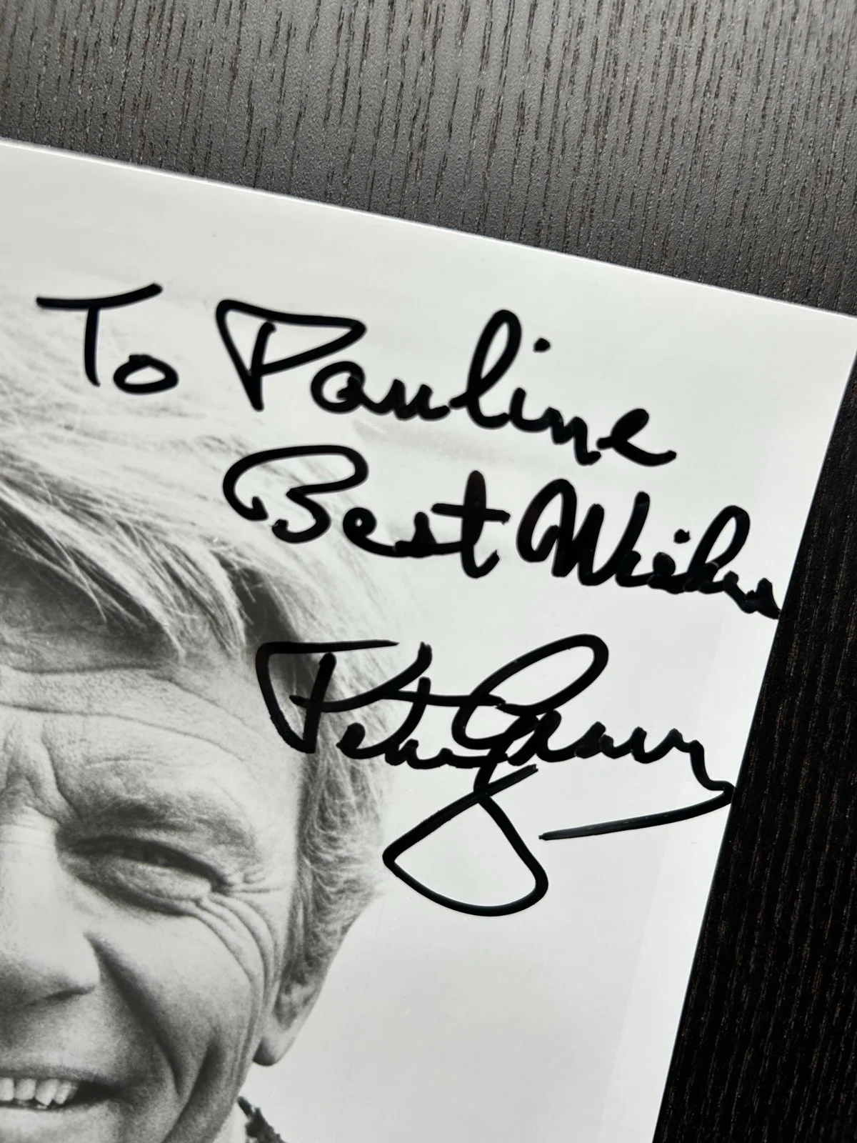 Peter Graves — *** PETER GRAVES HAND SIGNED PHOTO *** JSA COA Autograph * MISSION IMPOSSIBLE, image 3