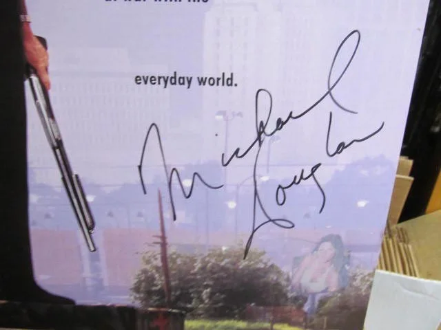 Michael Douglas — Michael Douglas Signed Movie Poster Falling Down Authentic Signature, image 2