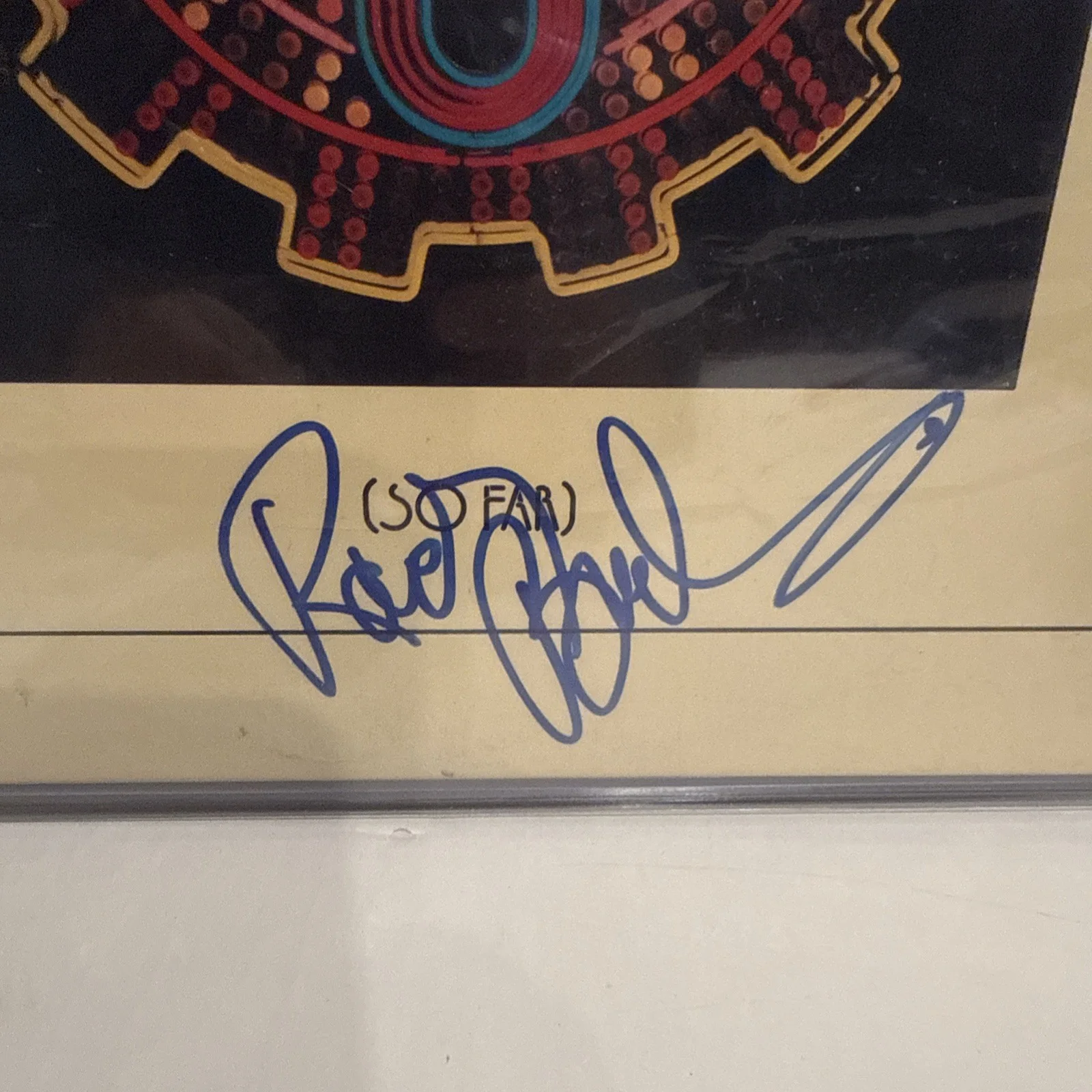 RANDY BACHMAN — RANDY BACHMAN- BTO AUTOGRAPHED VINYL PSA. COA . BIG CLEAN AUTO, image 2