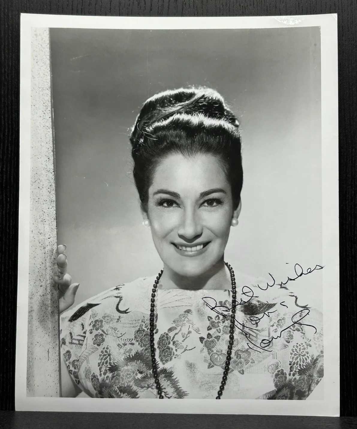 Doris Dowling — DORIS DOWLING HAND SIGNED PHOTO * JSA COA Autograph THE CRIMSON KEY, BLUE DAHLIA, изображение 2