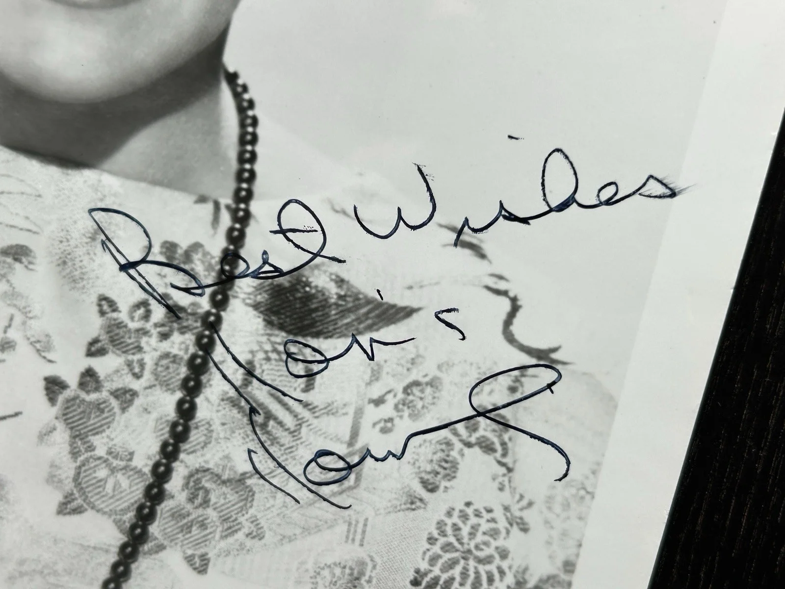 Doris Dowling — DORIS DOWLING HAND SIGNED PHOTO * JSA COA Autograph THE CRIMSON KEY, BLUE DAHLIA, изображение 3