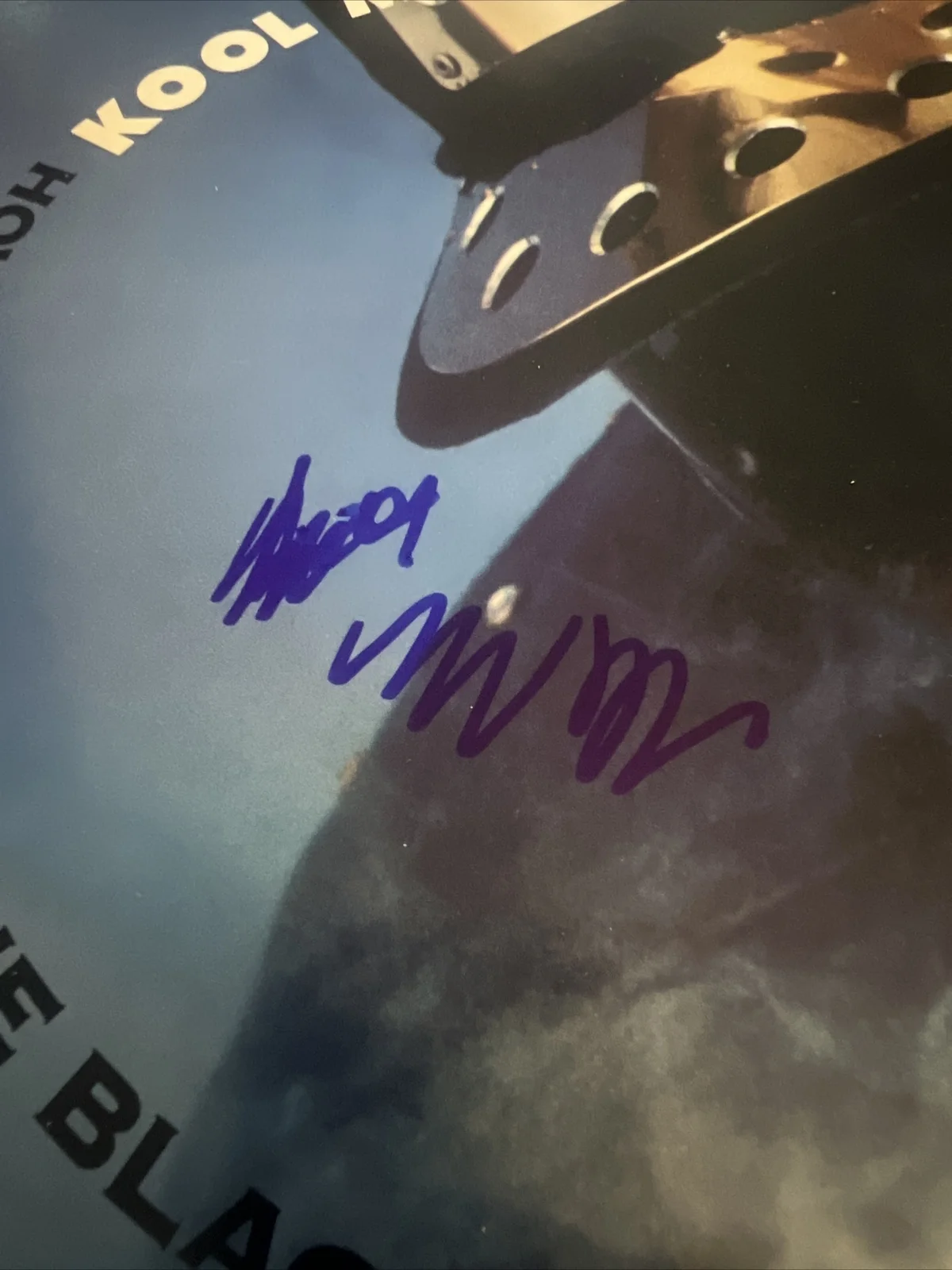 Kool Moe Dee Signed How Kool Can One Blackman Be Vinyl Record Beckett Coa, image 3