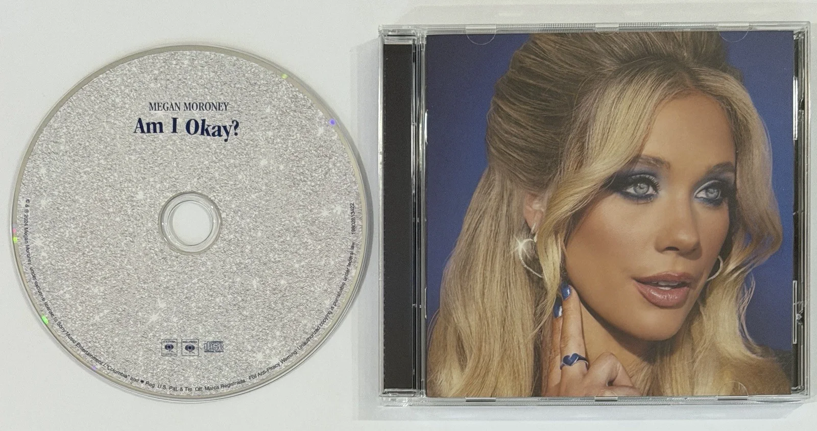 Megan Moroney AM I OKAY? AUTOGRAPH SIGNED Cover Photo Art Card & CD PSA DNA COA, изображение 2