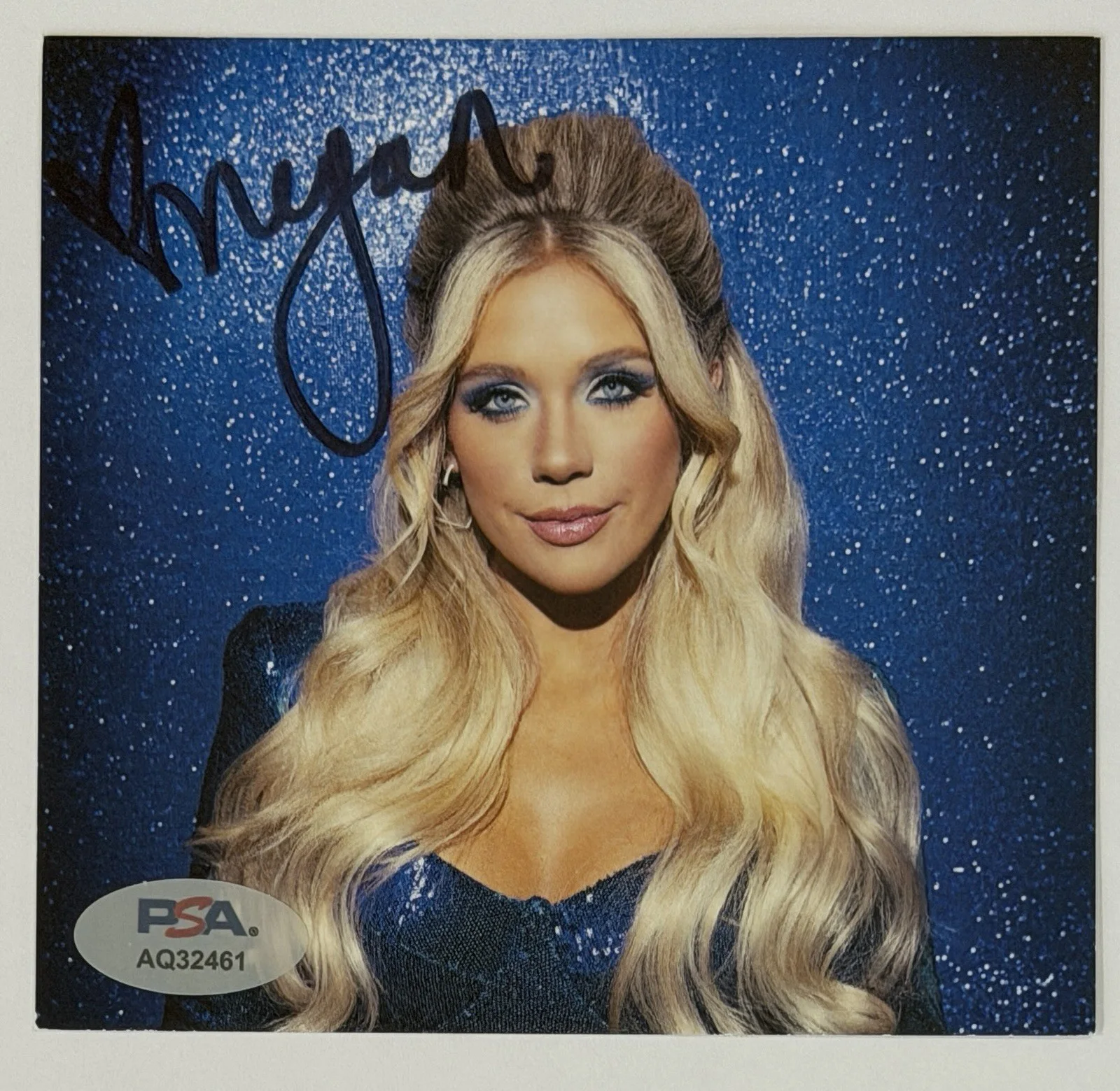Megan Moroney AM I OKAY? AUTOGRAPH SIGNED Cover Photo Art Card & CD PSA DNA COA, изображение 4
