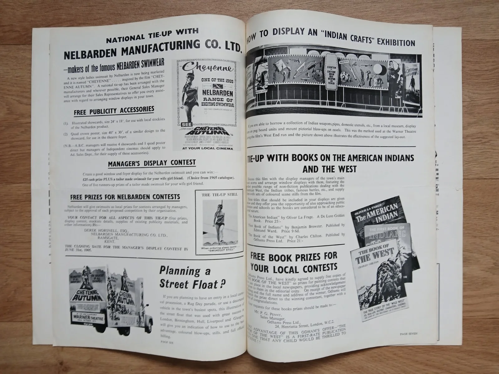 CHEYENNE AUTUMN (1964)rare original UK Exhibitors Campaign Press Book -John Ford, изображение 4