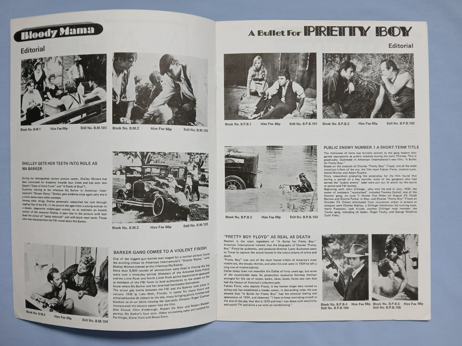 BLOODY MAMA (1970) original UK Campaign Press Book -Roger Corman,Shelley Winters, изображение 2