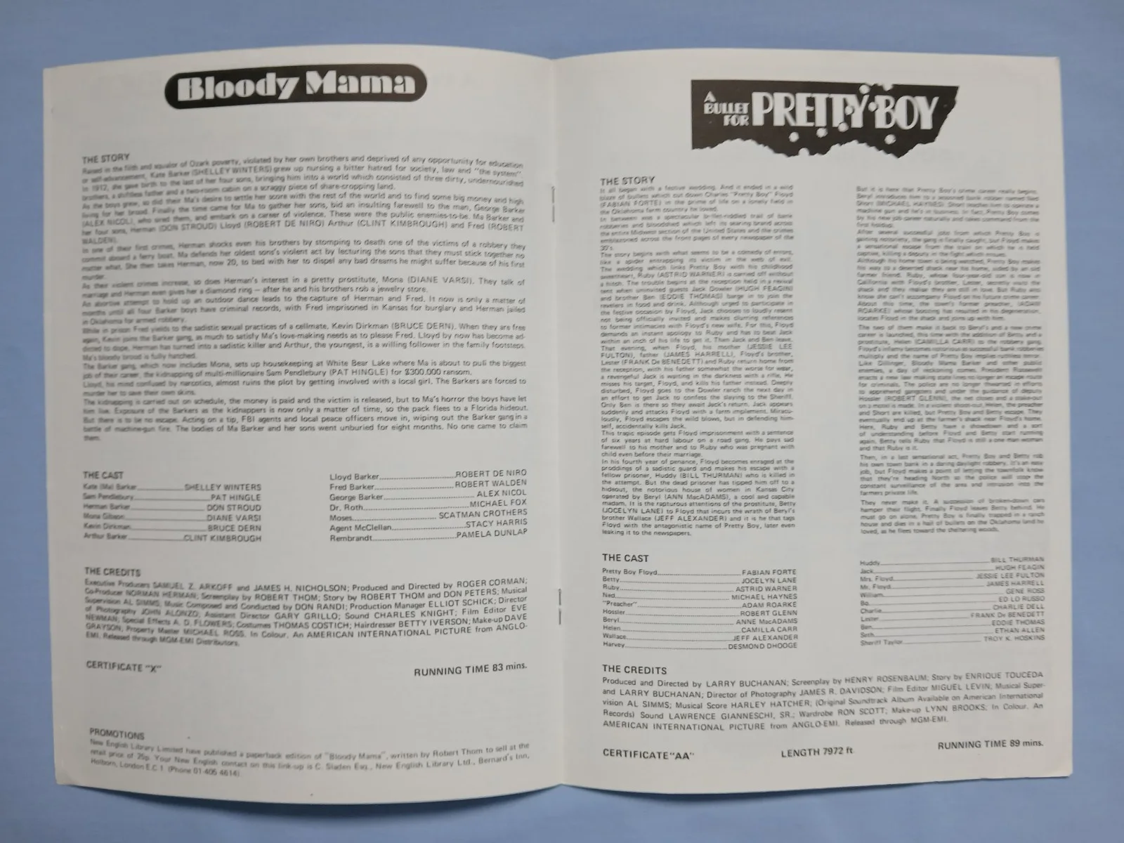 BLOODY MAMA (1970) original UK Campaign Press Book -Roger Corman,Shelley Winters, изображение 3