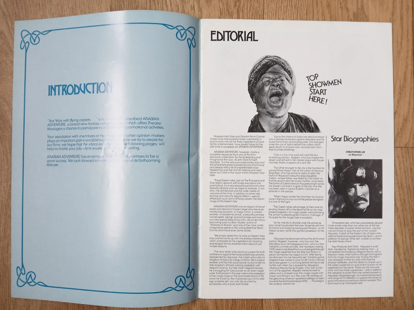 ARABIAN ADVENTURE (1979) orig UK Exhibitors Campaign Press Book -Christopher Lee, image 3