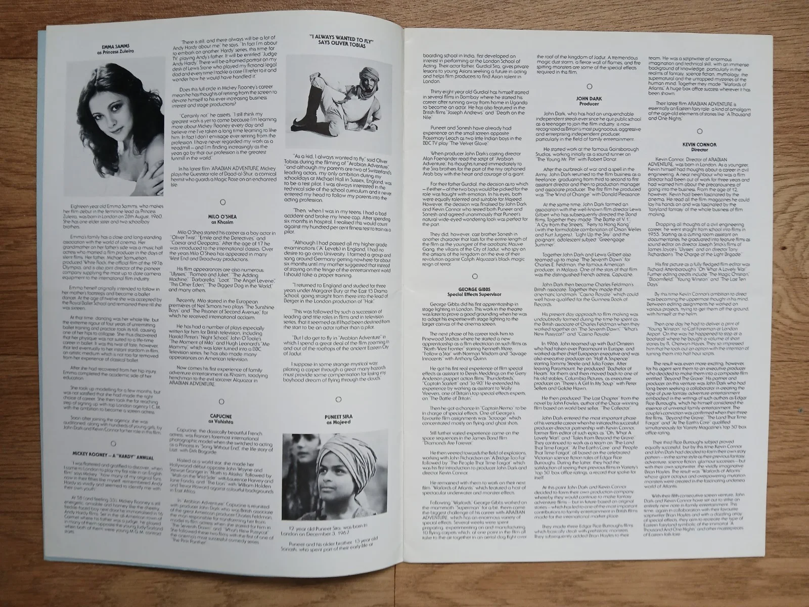 ARABIAN ADVENTURE (1979) orig UK Exhibitors Campaign Press Book -Christopher Lee, image 4