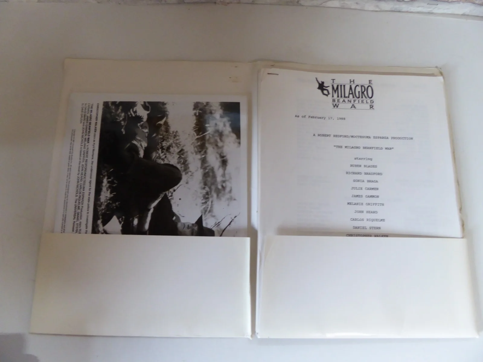 The Milagro Beanfield War Press Kit 12 Photos Robert Redford Melanie Griffith, image 3