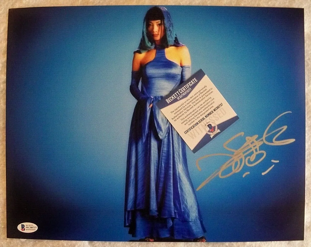 Bai Ling — BAI LING Signed 11x14 Photo BAS Witness Cert The Crow Playboy Star Wars Beckett