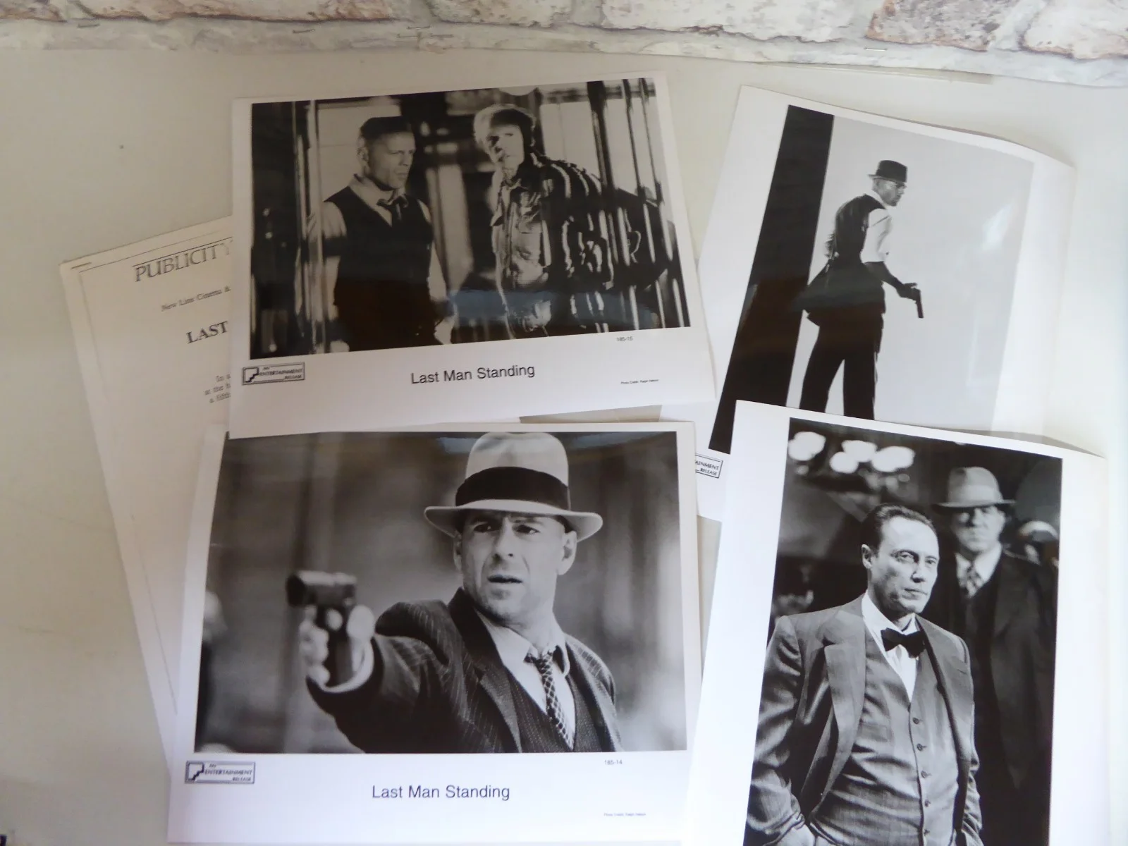 Last Man Standing Press Kit 4 B/W Photos - Bruce Willis Christopher Walken, image 4