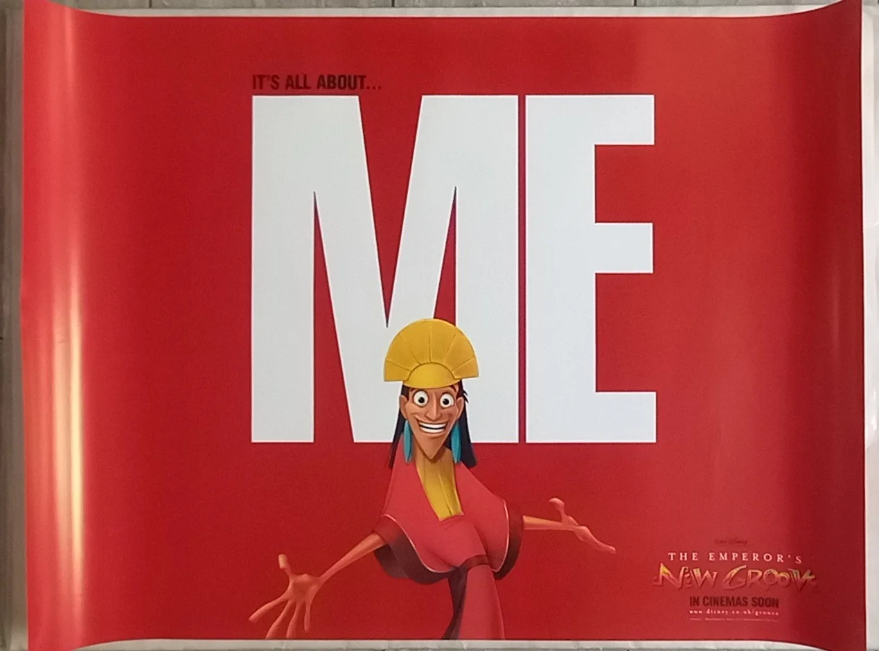 The Emperor's New Groove (2000) D/S UK Quad Poster Set ( x2 Quads), Disney, изображение 3