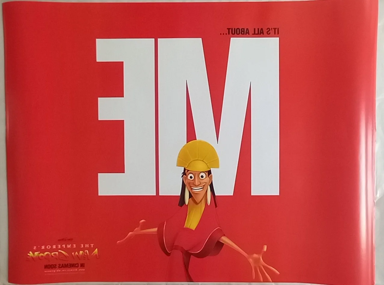 The Emperor's New Groove (2000) D/S UK Quad Poster Set ( x2 Quads), Disney, изображение 4