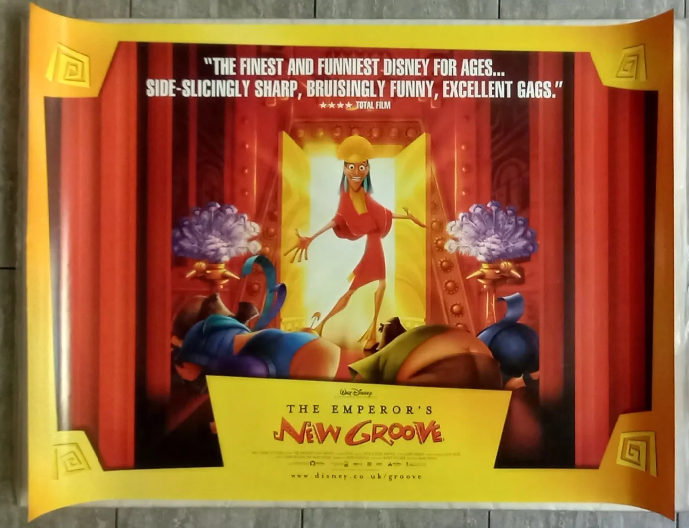 The Emperor's New Groove (2000) D/S UK Quad Poster Set ( x2 Quads), Disney, изображение 5