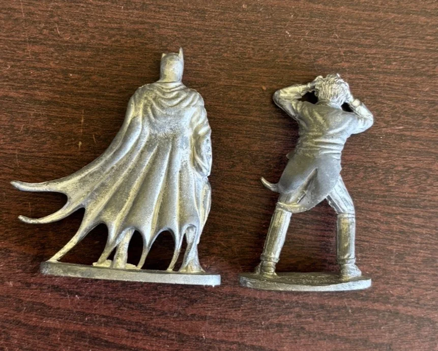 GRENADIER:Vintage Batman & Joker White Metal 54mmFigures Mayfair games 1989, изображение 5