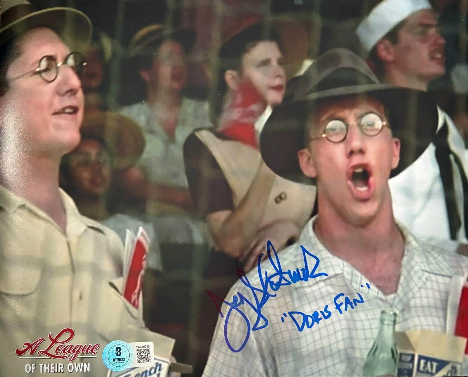 Joey Slotnick — A League of their Own Autograph 8x10, Joey Slotnick (Beckett)