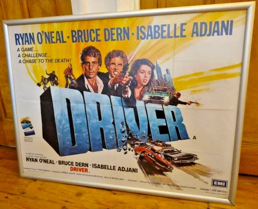 The Driver Original Movie Poster 1978 Quad 30x40 Film Poster Cult Action Classic, изображение 2