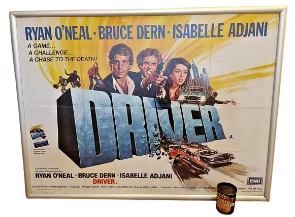The Driver Original Movie Poster 1978 Quad 30x40 Film Poster Cult Action Classic, изображение 3
