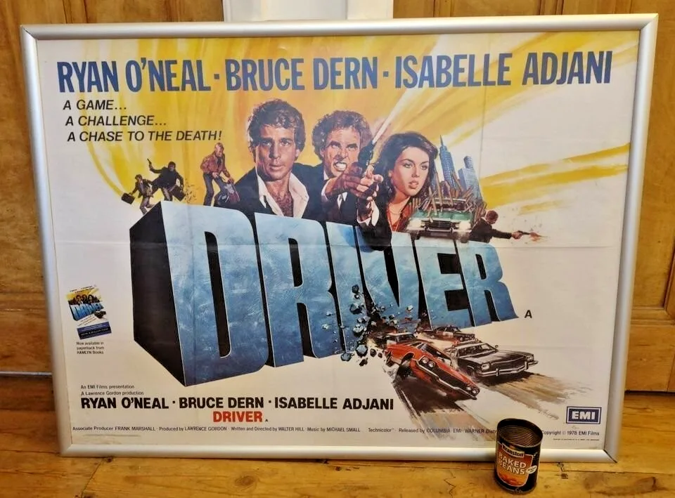 The Driver Original Movie Poster 1978 Quad 30x40 Film Poster Cult Action Classic, изображение 4