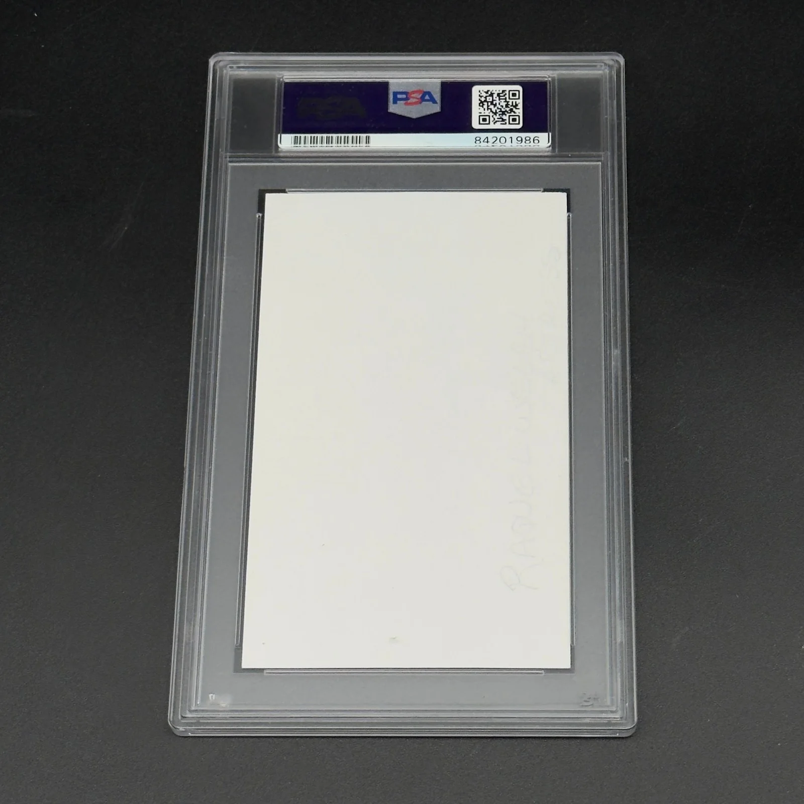 Raquel Welch — Raquel Welch Signed Index Card Actress Slabbed PSA/DNA Authentic Autograph, image 3