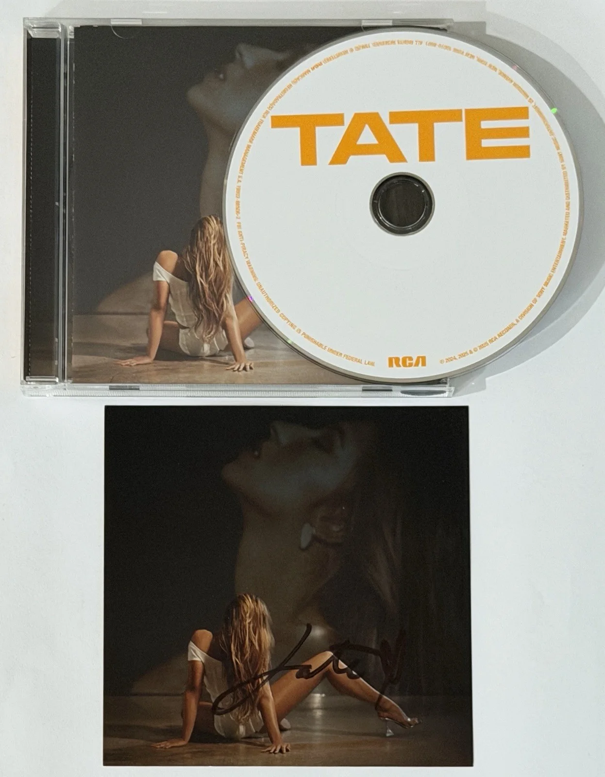 SIGNED Tate McRae So Close to What Cover Photo Art Card CD Autograph PSA DNA COA, изображение 3