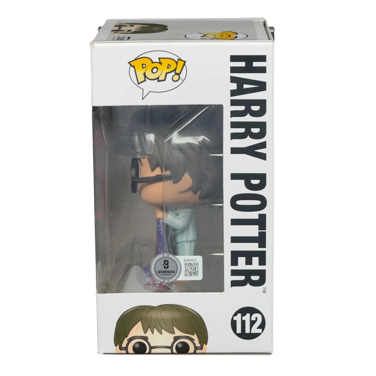 Daniel Radcliffe — Daniel Radcliffe Signed Harry Potter Funko Pop 112 Autographed Beckett BAS COA!, image 3