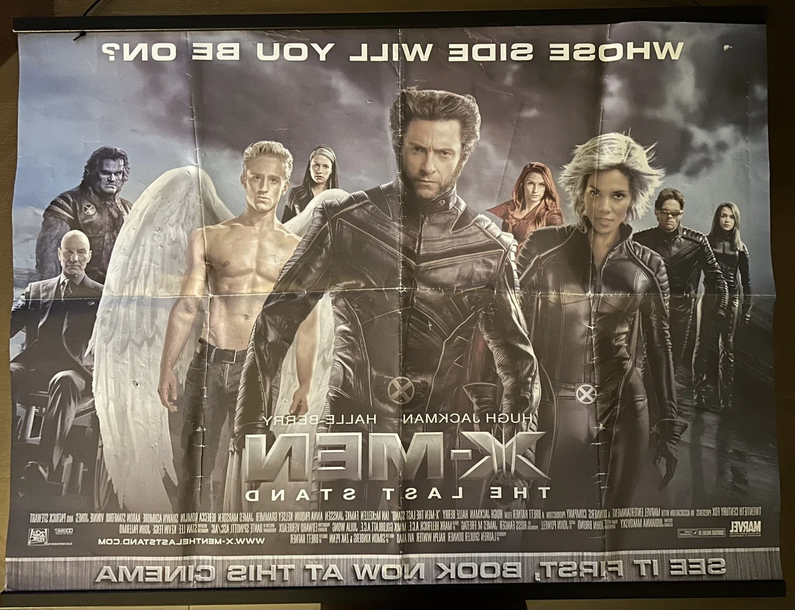 'X-Men: The Last Stand' Original (2006) UK Quad Poster Hugh Jackman Halle Berry, image 2