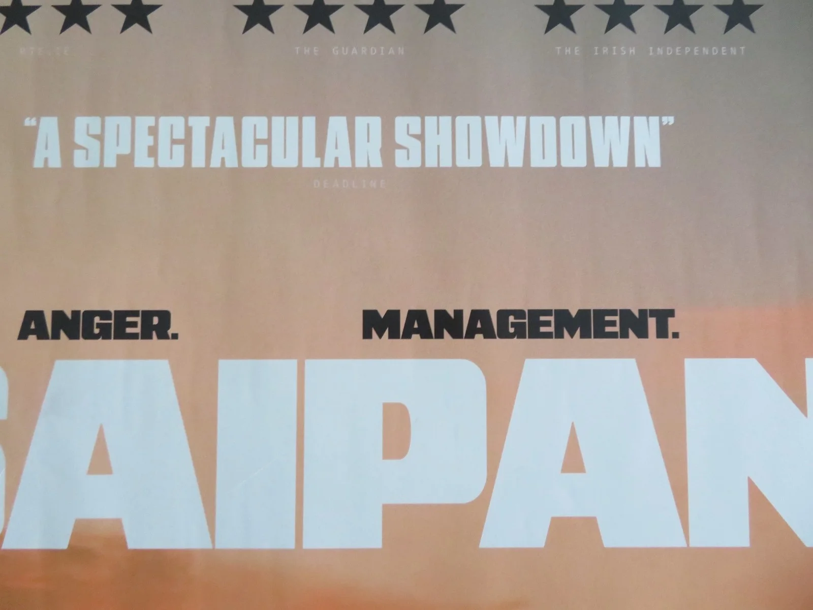 SAIPAN UK QUAD ROLLED POSTER STEVE COOGAN EANNA HARDWICKE 2025, image 2