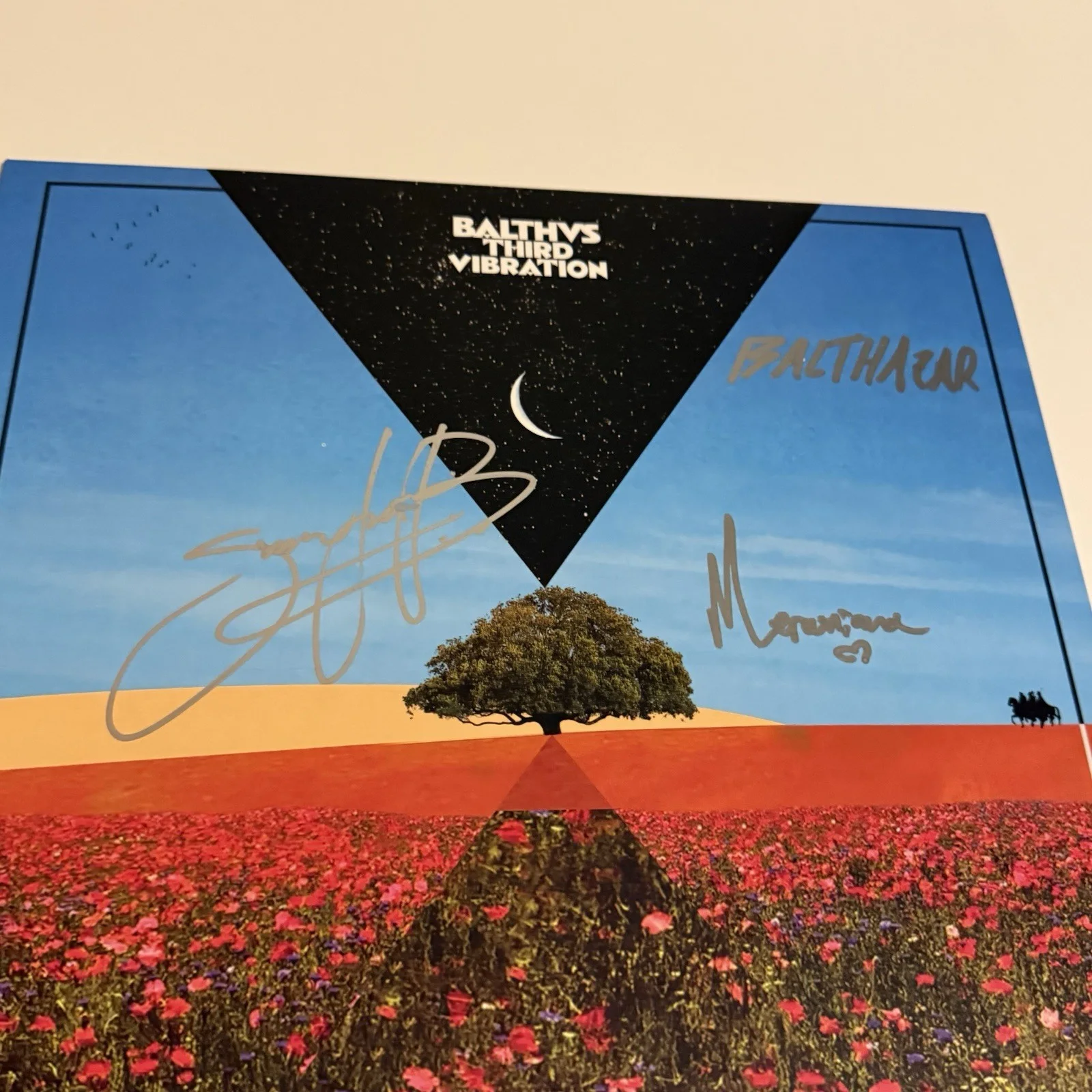 BALTHVS SIGNED THIRD VIBRATION VINYL RECORD AUTOGRAPHED JSA COA, image 3