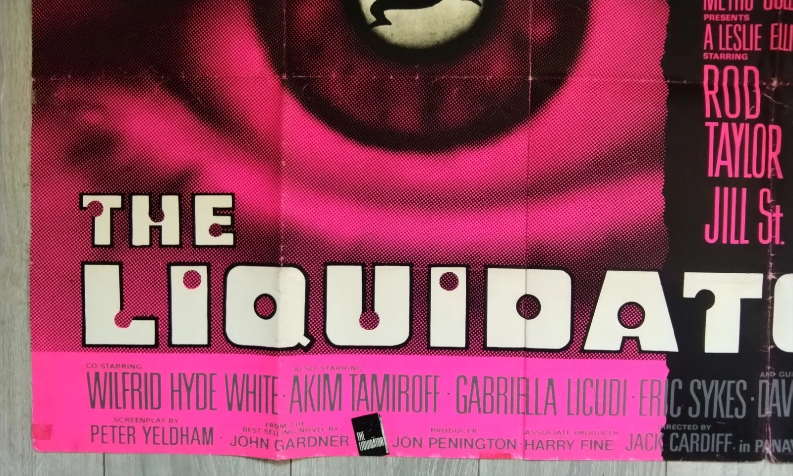 THE LIQUIDATOR, QUAD POSTER, 1965, ROD TAYLOR, TREVOR HOWARD., изображение 5