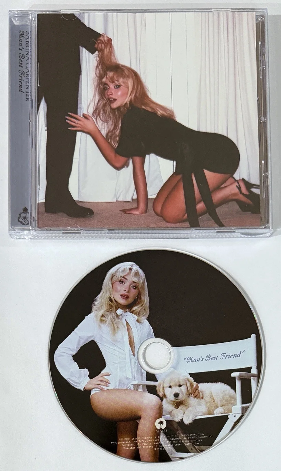 SIGNED Sabrina Carpenter Man’s Best Friend Sexy Photograph & CD PSA DNA COA Auto, изображение 3