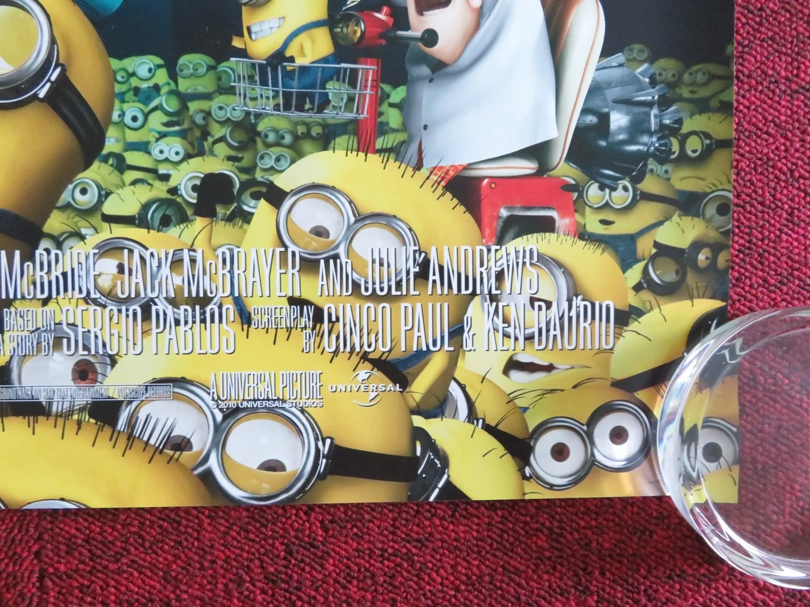 DESPICABLE ME UK QUAD ROLLED POSTER STEVE CARELL JASON SEGEL 2010, изображение 5