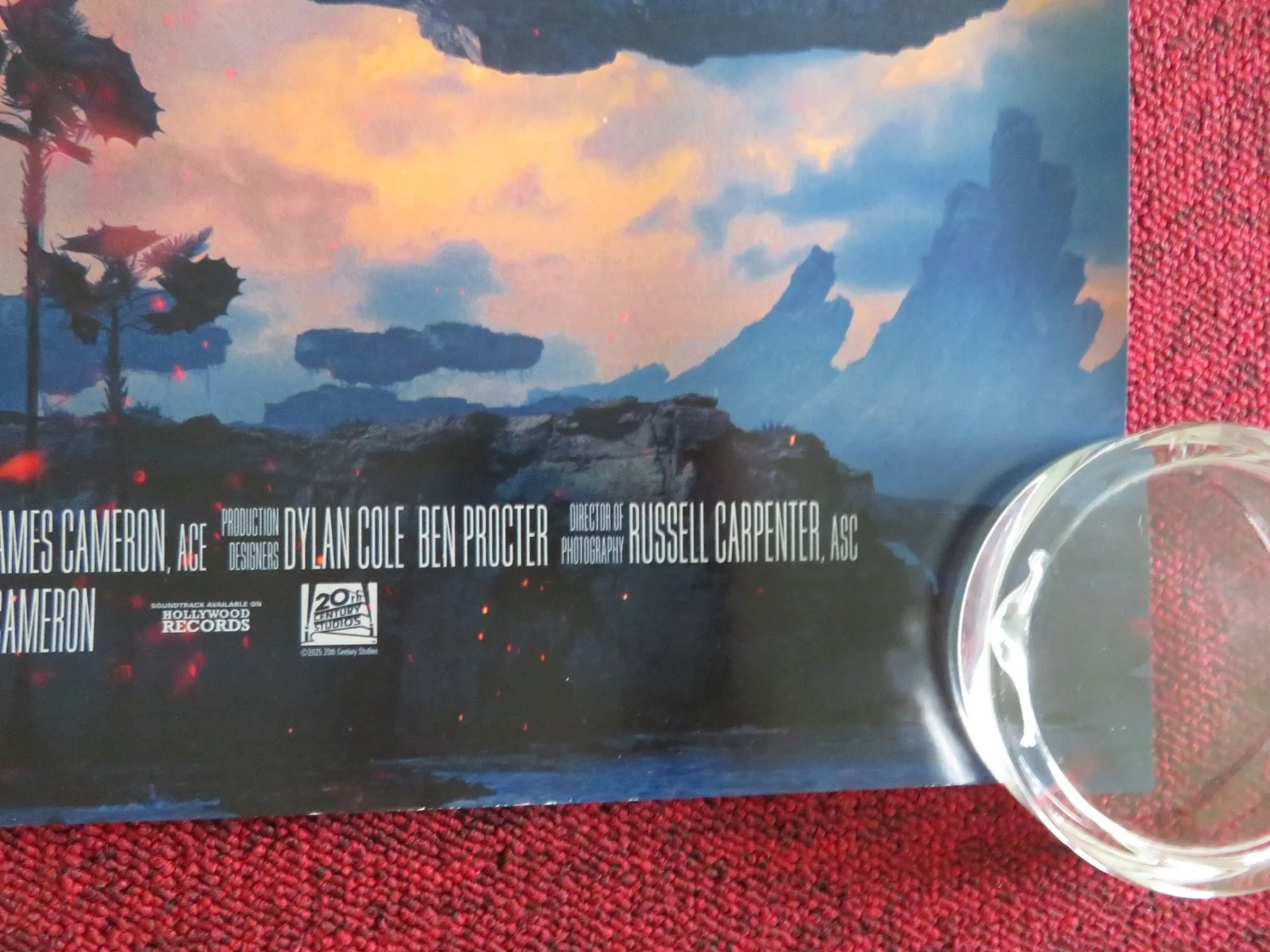 AVATAR: FIRE AND ASH UK QUAD ROLLED POSTER SAM WORTHINGTON ZOE SALDANA 2025, image 5