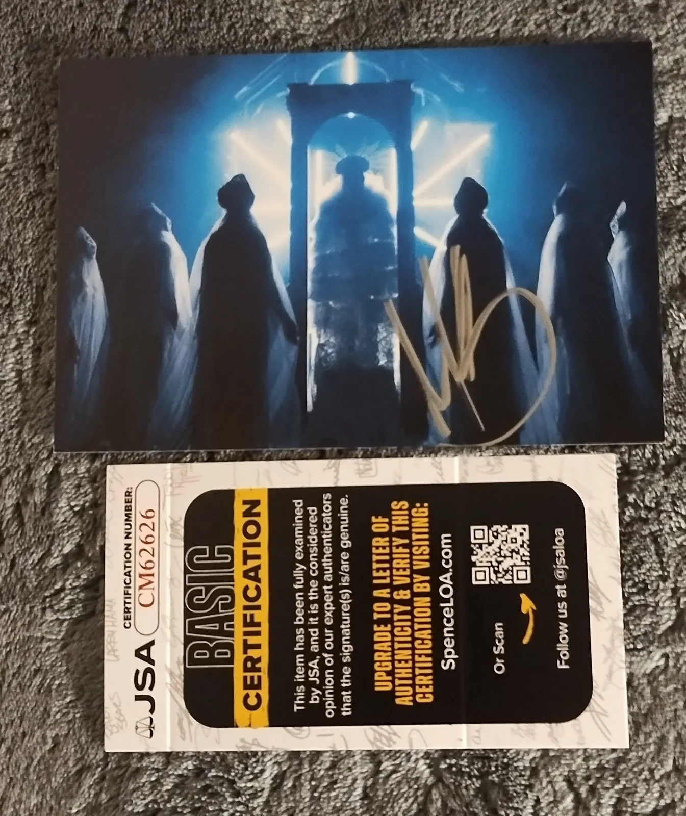 IN THIS MOMENT SIGNED MARIA BRINK GODMODE PHOTO CARD COA CD JSA, изображение 2