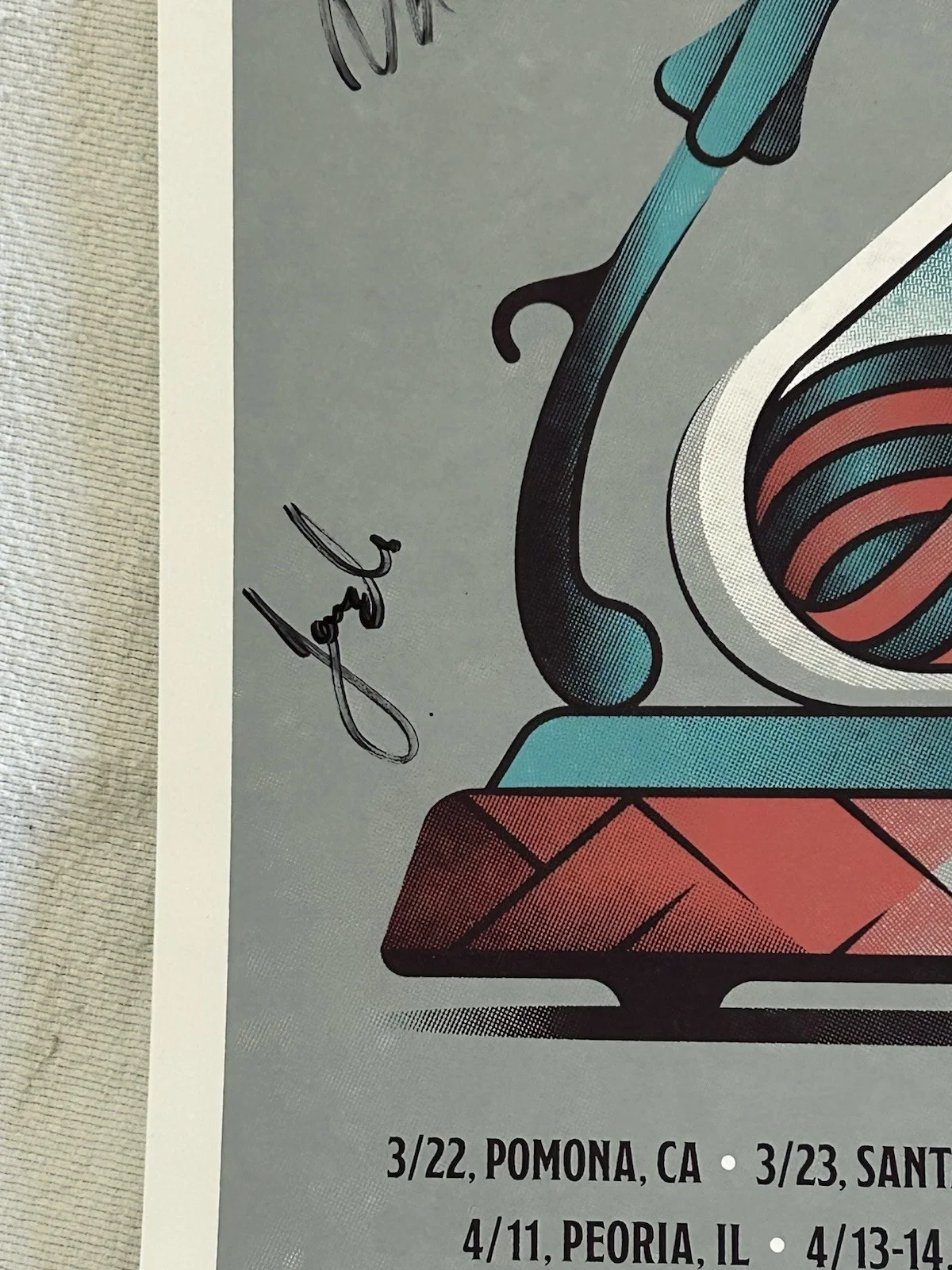 The Decemberists Poster Signed By Band DKNG Studios LE 2050 2018 VIP Variant, image 4