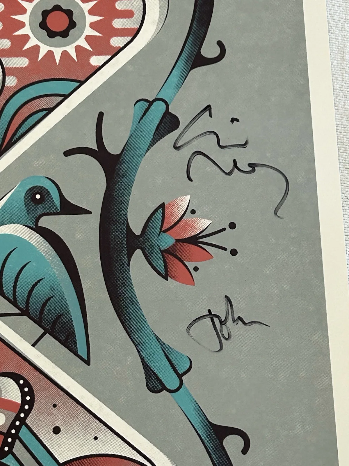 The Decemberists Poster Signed By Band DKNG Studios LE 2050 2018 VIP Variant, image 5