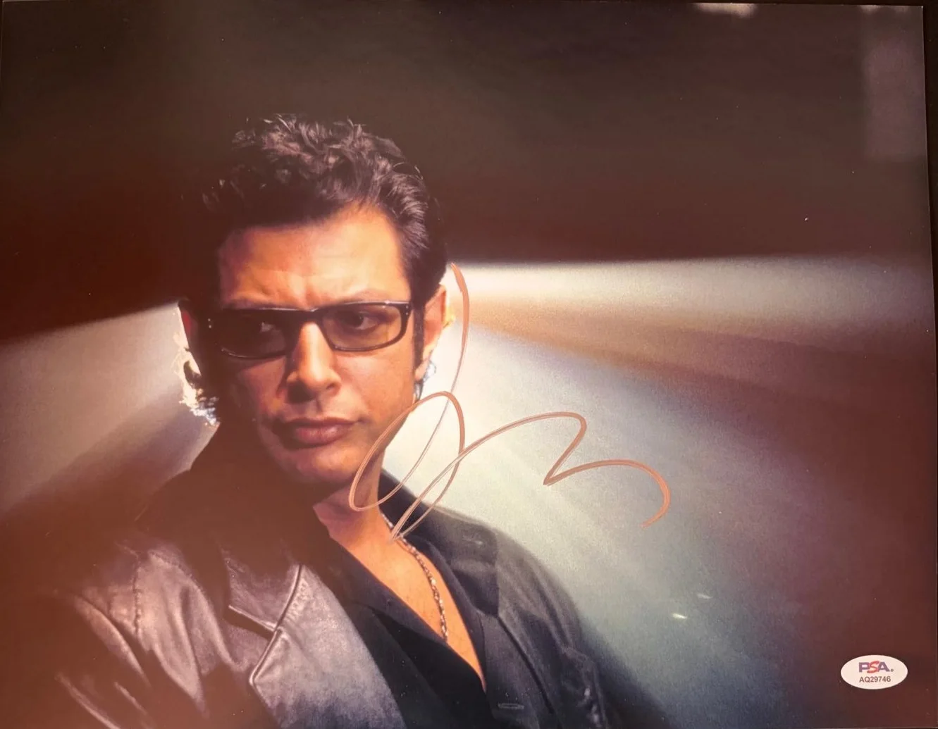 Jeff Goldblum — JEFF GOLDBLUM SIGNED AUTOGRAPHED 11X14 PHOTO JURASSIC PARK INDEPENDENCE DAY PSA