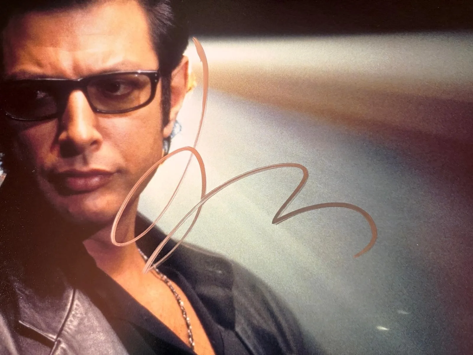 Jeff Goldblum — JEFF GOLDBLUM SIGNED AUTOGRAPHED 11X14 PHOTO JURASSIC PARK INDEPENDENCE DAY PSA, изображение 2