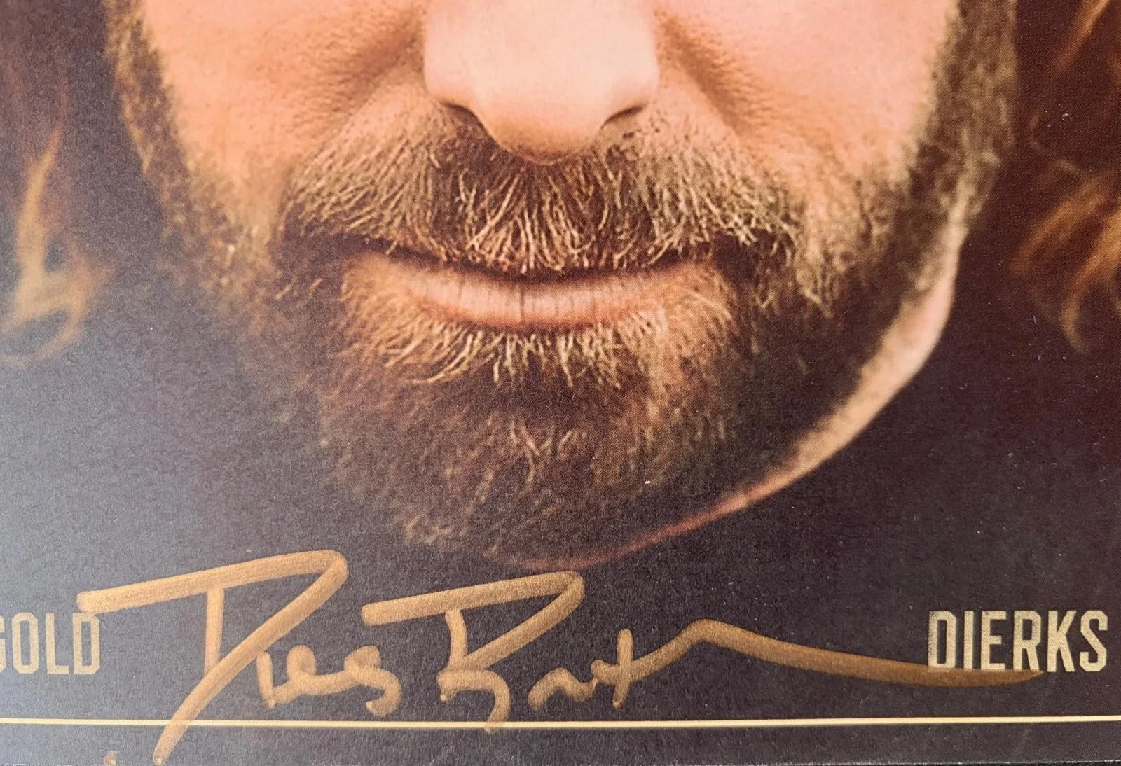 Dierks Bentley — DIERKS BENTLEY SIGNED AUTOGRAPHED ALBUM FLAT GRAVEL & GOLD SAME OL' ME PSA, изображение 2