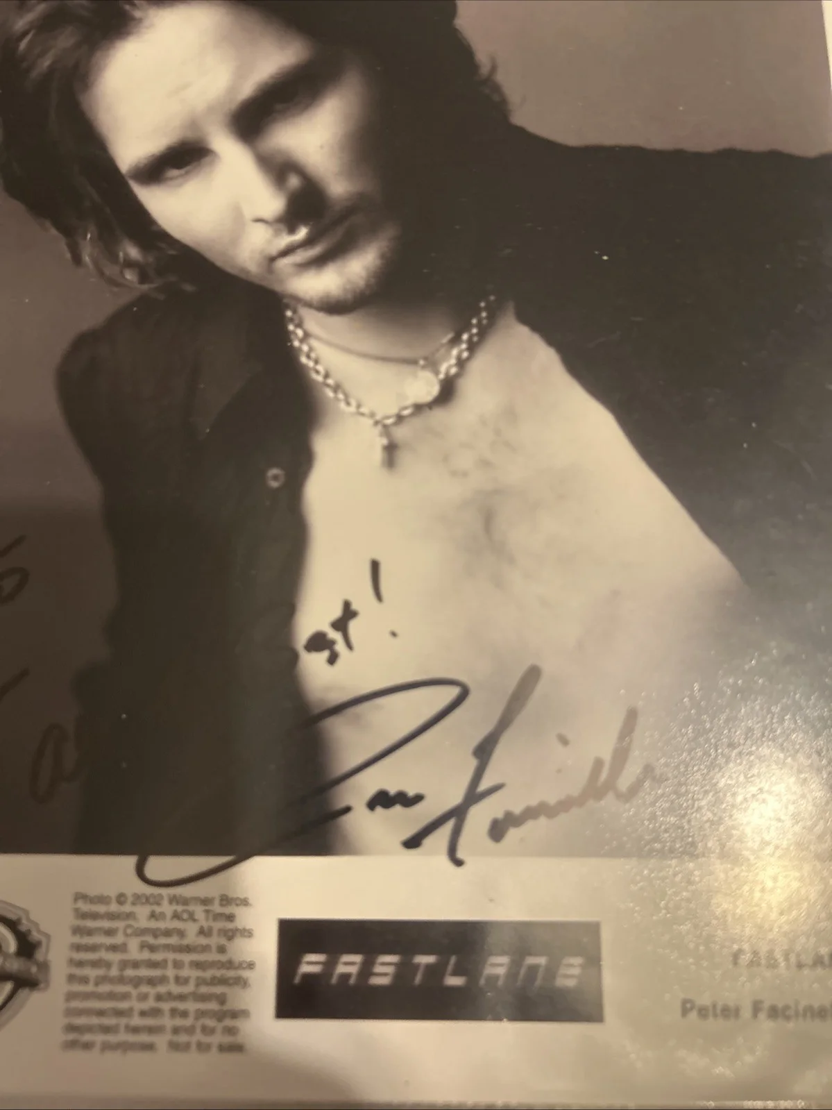 Peter Facinelli — Peter Facinelli Autograph Photo 8 X 10 Black-And-White, image 2